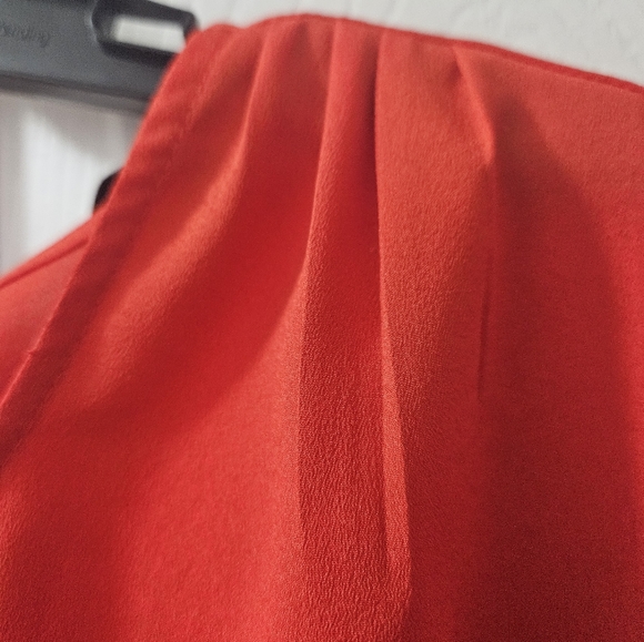 Calvin Klein Red Cap sleeve top. Size L - Picture 6 of 9